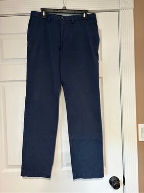 Final sale-Tommy Bahama Navy Blue Chino Pants -used in good condition